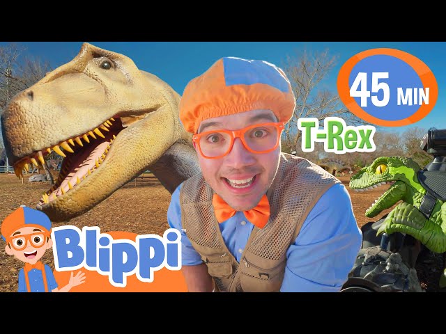 Blippi's EPIC T-Rex Adventure! 🦖| Learn Dinosaurs for Kids | Blippi Educational Videos | Adventures