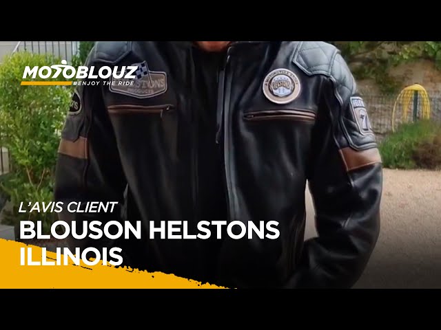 Test du blouson HELSTONS ILLINOIS par Maxime, Client Motoblouz
