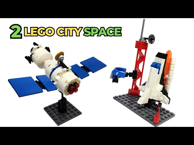 NON LEGO City Space - NASA Shuttle and Satellite - LEGO Speed Build