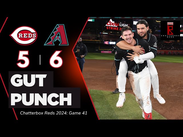 Absolute Heartbreak for the Cincinnati Reds in Arizona as Free Fall Continues | CBox Reds | Game 41