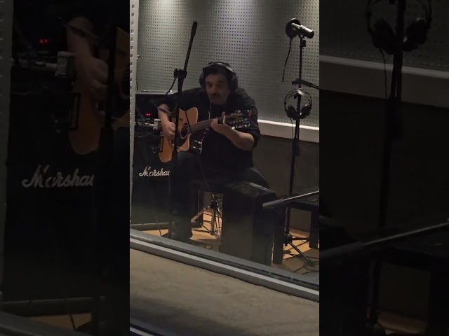 Marios Iliopoulos recording 12 string guitar #metal #musicrecording #nightrage