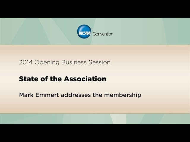 2014 NCAA State of the Association