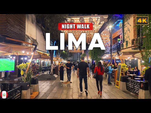 Lima PERU - Lima Nightlife, Kennedy Park, Miraflores District