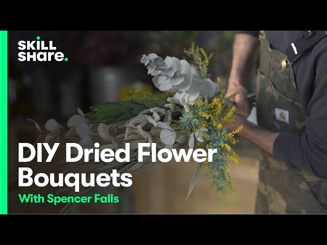 How to Make a Dried Flower Bouquet