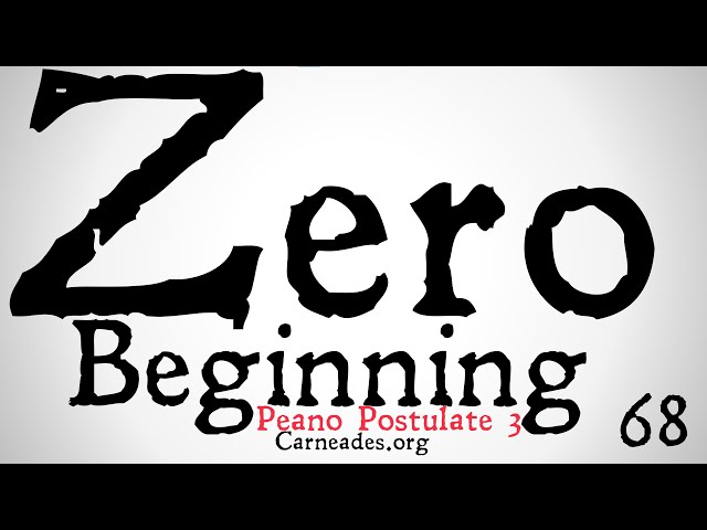 Zero is the Beginning (Peano Postulate 3)