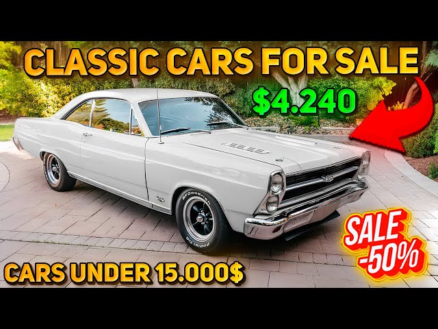 20 Magnificent Classic Cars Under $15,000 Available on Craigslist Marketplace! Perfect Cars!