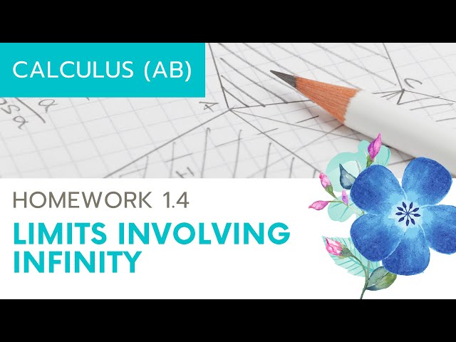 Calculus AB Homework 1.4 Limits Involving Infinity