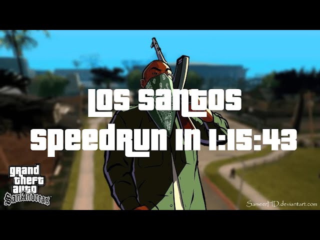 Los Santos speedrun in 1:15:43 [OLD PB]
