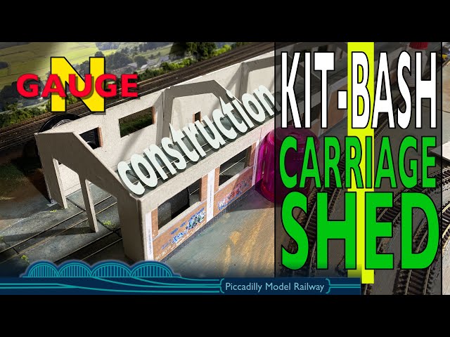 CARRIAGE SHED BUILD 1 - BASIC CONSTRUCTION N gauge