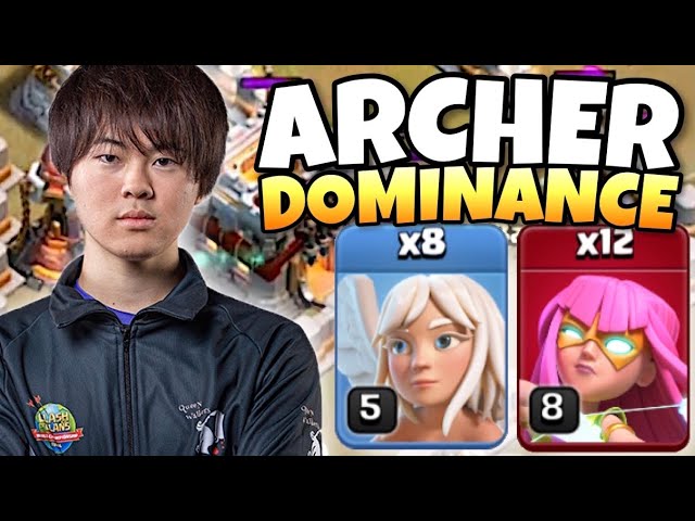 GAKU SHOWS THAT SUPER ARCHERS ARE THE BEST TROOP IN THE TH11 QUESO CUP! | Clash of Clans eSports