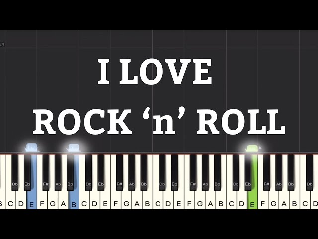 Joan Jett - I Love Rock ‘n’ Roll Piano Tutorial | Medium