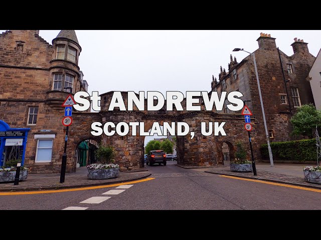 St Andrews, Scotland, United Kingdom - Driving Tour 4K