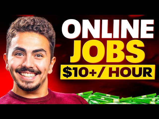 Make Money Online 2024: 5 Online Jobs That Pay $10+ Per Hour😮😮😮😮