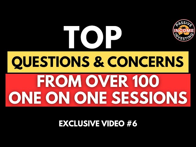 EXCLUSIVE Video #6 Top Questions & Concerns During my 1 on 1 Coaching Sessions!