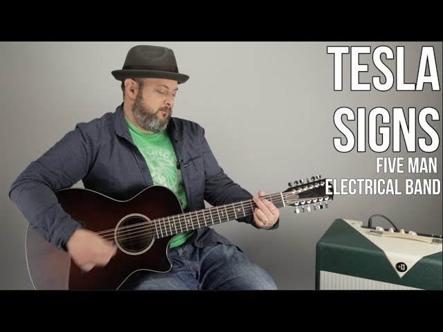 How to Play "Signs" by Tesla (Five Man Electrical Band) Easy Acoustic