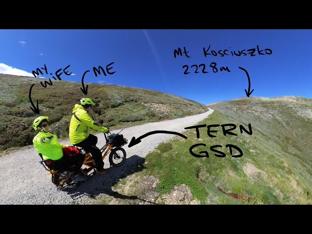 Tern GSD Ridden to the Highest Mountain in Australia - with a Passenger!