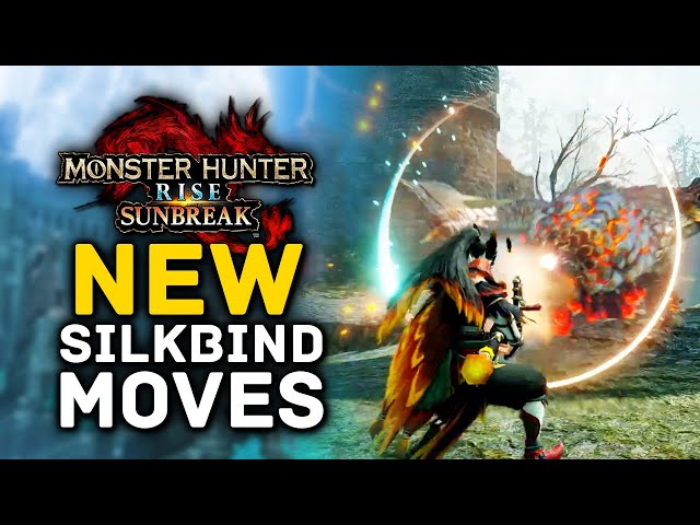 Monster Hunter Rise Sunbreak - NEW Silkbind Weapon Moves & Hunting Actions