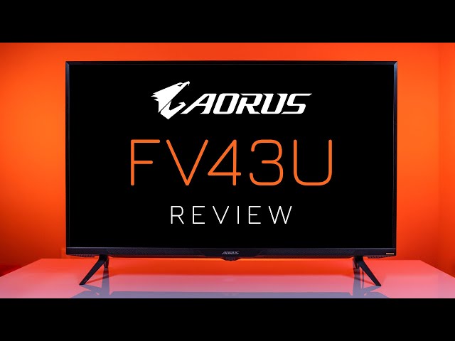 IT'S BIG A BIG MONITOR... but is it good?  The AORUS FV43U Robeytech Ultimate Review