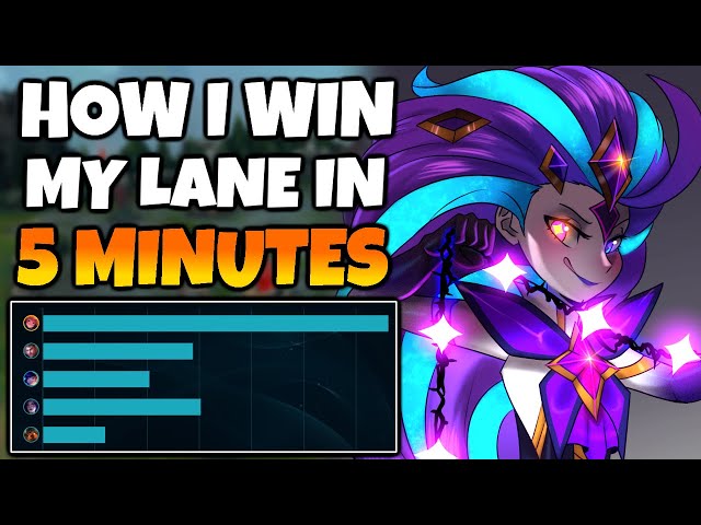How I win lane in 5 minutes with Zoe. Then win the game. | Challenger Zoe | 13.4 - League of Legends
