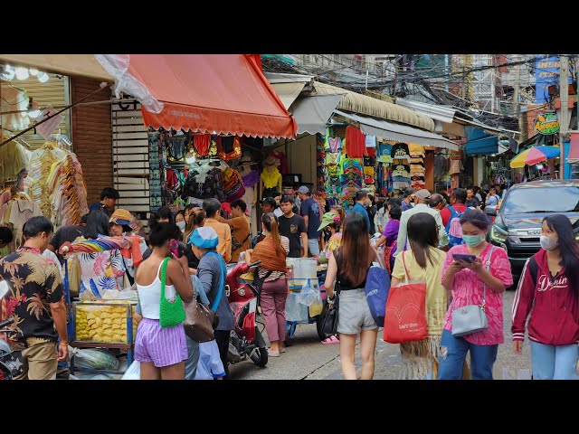 [4K] Walking around Pratunam Market in Bangkok | Huge Clothing Wholesale Market