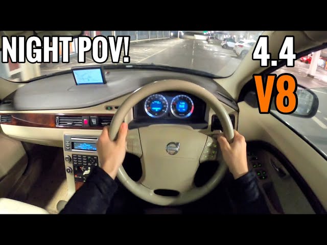 2007 Volvo S80 V8 | Night Drive POV | 310 BHP 4.4 V8 AWD