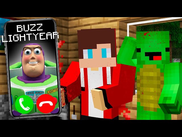 Why SCARY BUZZ LIGHTYEAR attack house JJ and Mikey at night! Challenge from Maizen!