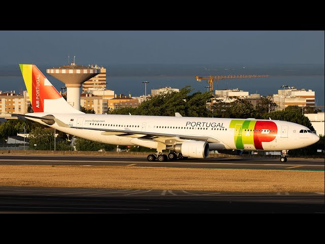 Emergency crash landing TAP Air Boeing 777 at A Coruña Airport