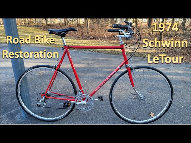 Vintage Road Bike Restoration - Japan Made, 1974 Schwinn LeTour - Lots or Rust and Frustration!