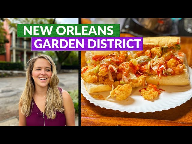 New Orleans, Louisiana | Day 2 | Garden District Walking Tour + Domilise's Po-Boys