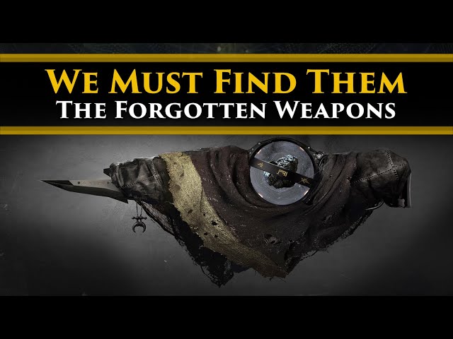 Destiny 2 Lore - 5 Powerful Forgotten Weapons in Destiny that we must find!