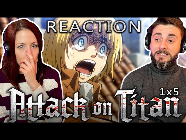 THIS CAN'T BE IT! | Her First Reaction to Attack on Titan | S1 E5