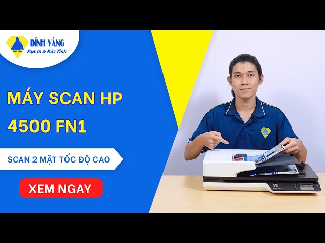 Máy scan HP ScanJet Pro 4500 fn1 - Sự lựa chọn tối ưu cho doanh nghiệp của bạn