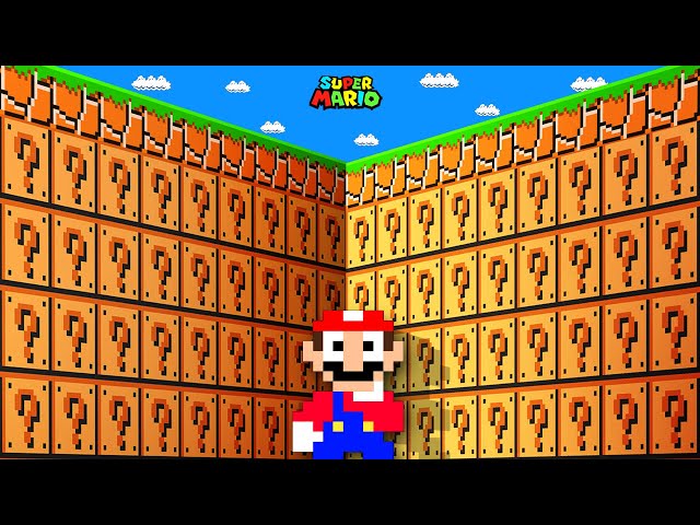 Can Mario Collect 999 Question Blocks in Super Mario Bros?...