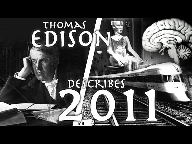 Thomas Edison Predicts the 20th Century // Kindles and Bumblebee Helicopters // Cosmopolitan (1911)