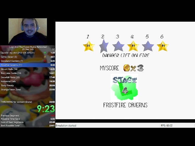 Luigi And The Forest Ruins Rebooted - 20 Star Speedrun in 23:33