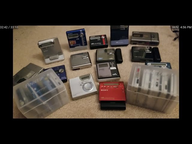 My Sony Minidisc Player Collection!