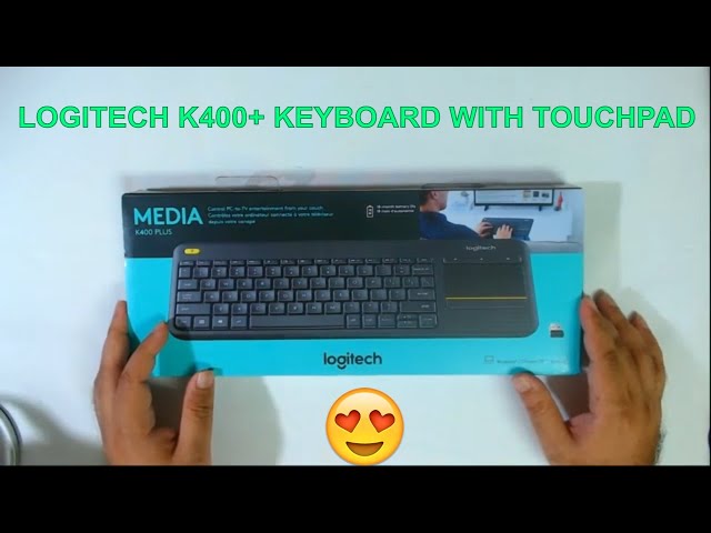 LOGITECH K400+ PLUS Wireless Touchpad Keyboard - Unboxing and Review