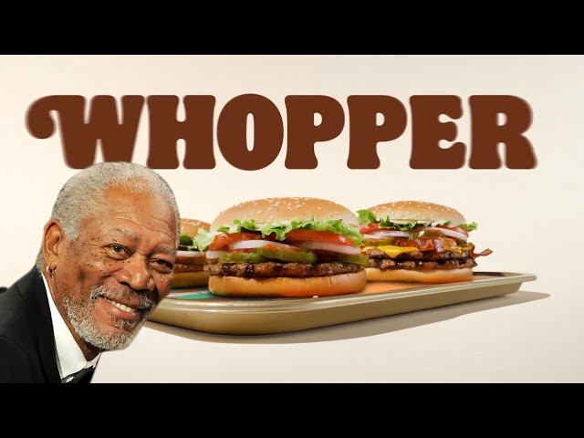 Whopper Whopper Ad but it's Morgan Freeman
