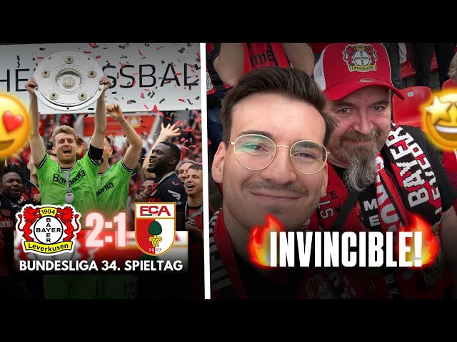 Bayer Leverkusen vs. FC Augsburg - Her die Schale🏆 I STADIONVLOG I Dechent7