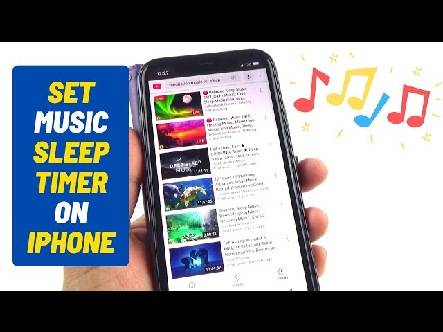 Set Music Sleep Timer On iPhone, iOS (Podcast, Apple Music, YouTube Music, Spotify, TuneIn Radio)