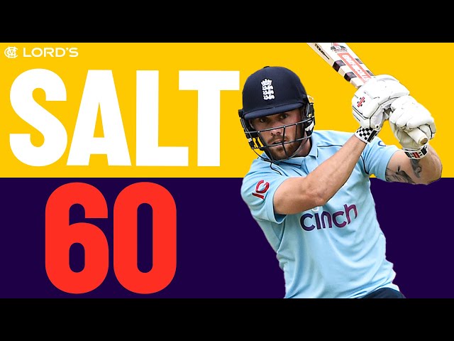 Salt Showcases Class with Superb 60 in Debut Series! | England v Pakistan 2021