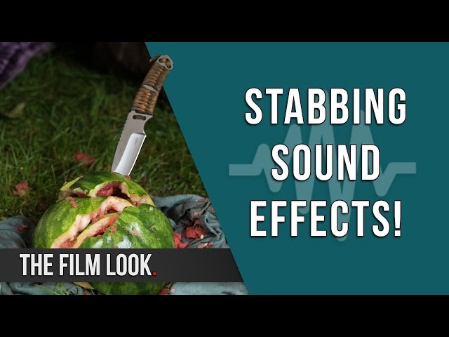 How to Record Stabbing Sound Effects!