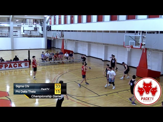 NC State 2019 IM Finals: Fraternity Basketball - Sigma Chi vs Phi Delta Theta (April 22nd, 2019)