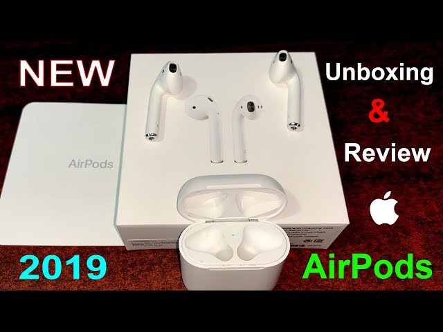 NEW✅ Apple's AirPods 1 VS 2 Review!! 🆗 Unboxing!! 2019 4K