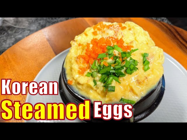 How To Make Perfect Steamed Eggs Every Time | Gyeranjjim😋😊
