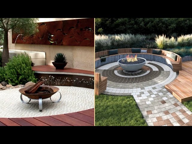 Landscape Design, Beautiful Firepit After Renovation, (48+) Great Ideas
