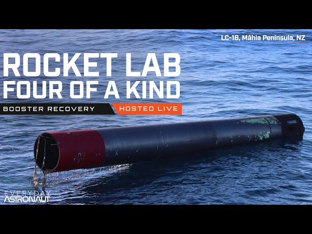 Watch Rocket Lab launch and recover an Electron Booster!!!