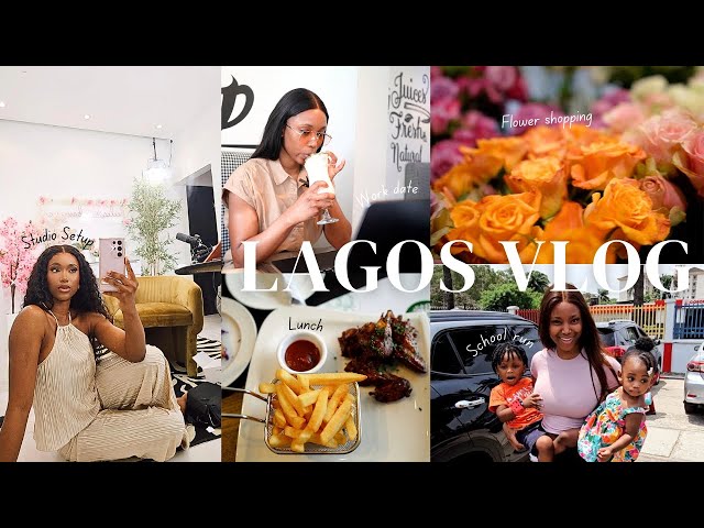 FALLING IN LOVE WITH LAGOS AGAIN🇳🇬: Date Night, Studio Setup, Flower Shopping & Family Adventures