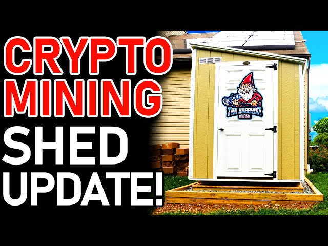 Building a Crypto Mining Shed for Bitcoin and GPU Mining | Almost Ready to Mine some CryptoCurrency