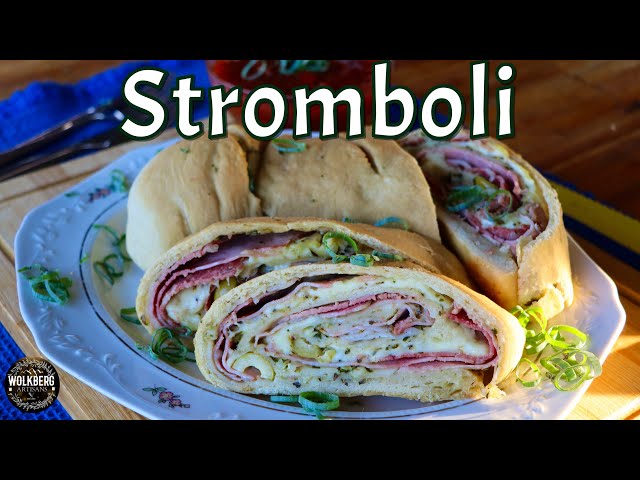 How to make Stromboli with Italian Meats | Salami & Cheese Pizza rolls | Quick and Easy Recipes
